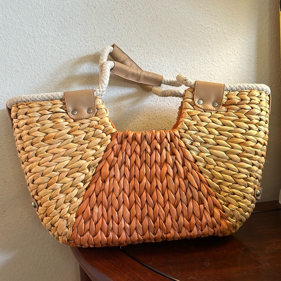 Straw rattan Handbag - Picture 1 of 5